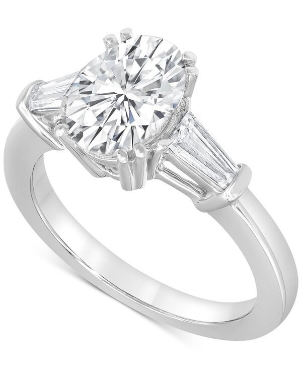 バッジェリーミシュカ レディース アクセサリー リング Badgley Mischka Certified Lab Grown Diamond Engagement Ring 212 ctw in 14k White Gold ホワイト