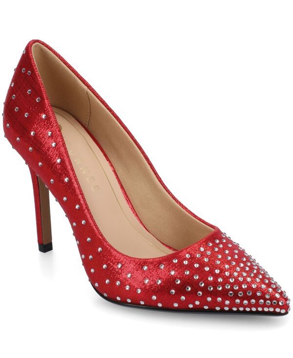 ジュルネ コレクション レディース シューズ パンプス Journee Collection Womens Venus Pointed Toe Comfort Dress Pumps Red レッド