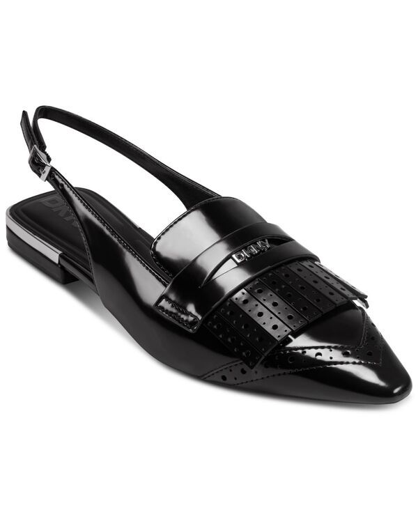 ダナ キャラン ニューヨーク レディース シューズ パンプス DKNY Womens Caxine Slingback Flats Black ブラック