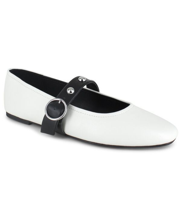 ケネスコール レディース シューズ パンプス マキシ Kenneth Cole Reaction Womens Maxi Maryjane Ballet Flats EcruBlack エクリュ