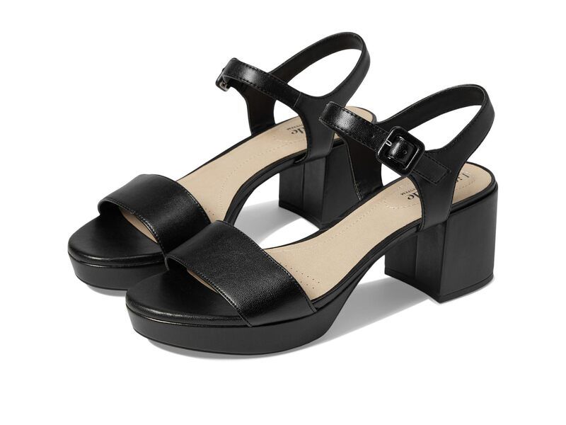 ライフストライド レディース シューズ ヒール アンクル LifeStride Rhythmn Ankle Straps Black ブラック