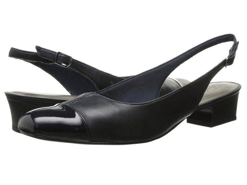 トロッターズ レディース シューズ ヒール Trotters Dea NavyNavy Leath ネイビー