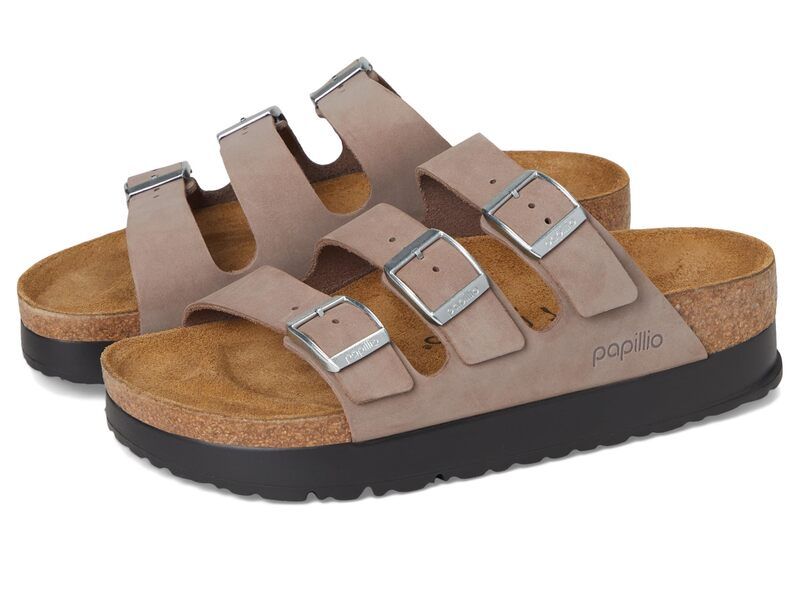 ビルケンシュトック レディース シューズ サンダル プラットフォーム Papillio by Birkenstock Florida Platform Nubuck Faded Purple パープル