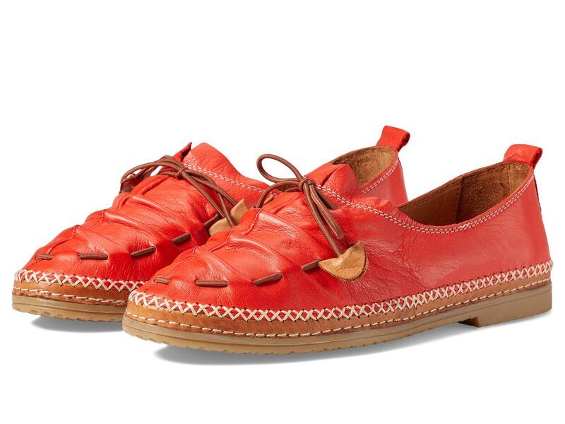 スプリングステップ レディース シューズ スリッポン・ローファー Spring Step Berna Red レッド