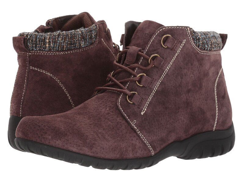 プロペット レディース シューズ ブーツ・レインブーツ Propet Delaney Brown Suede ブラウン