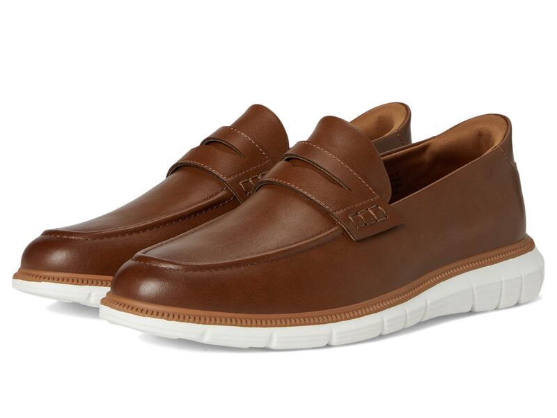 マークジョセフニューヨーク メンズ シューズ スリッポン・ローファー エンパイア Marc Joseph New York Empire Street Hands Free Technology Cognac Faux Lea