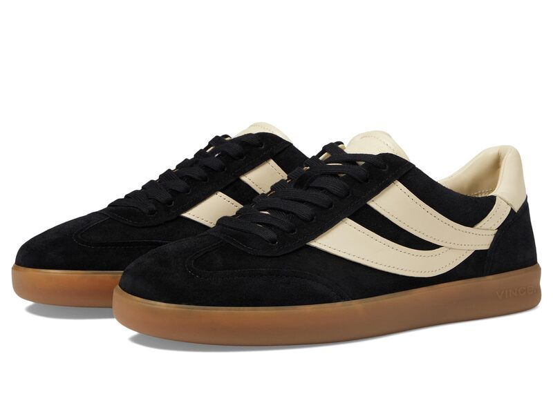 ヴィンス メンズ シューズ スニーカー レース Vince OasisM LaceUp Retro Sneakers Black Suede ブラック