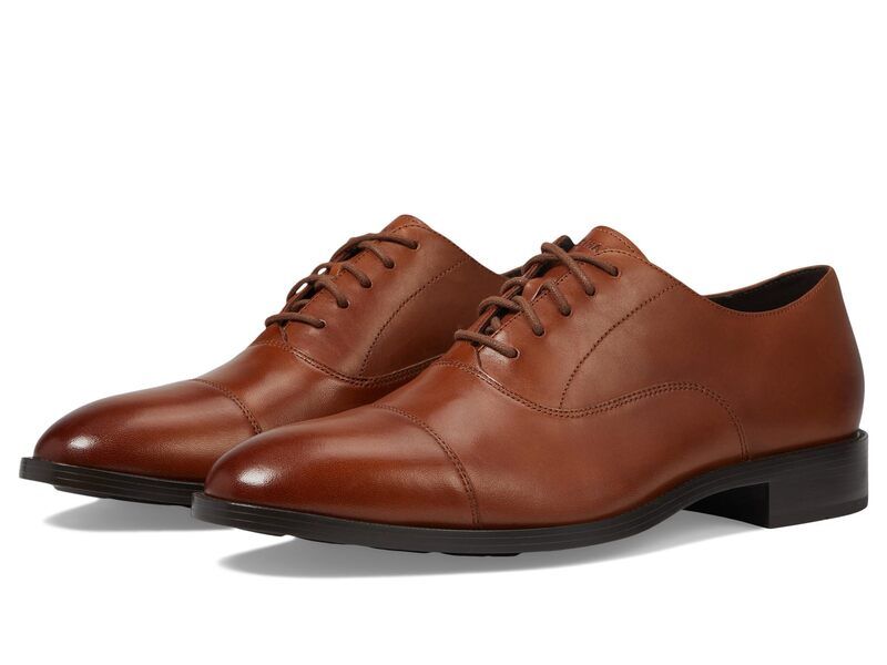 コールハーン メンズ シューズ オックスフォード キャップ Cole Haan Hawthorne Cap Toe Oxford British Tan タン