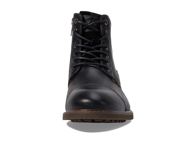 フローシャイム メンズ シューズ ブーツ・レインブーツ キャップ レース Florsheim Lodge Cap Toe LaceUp Boots Black Crazy Hor ブラック