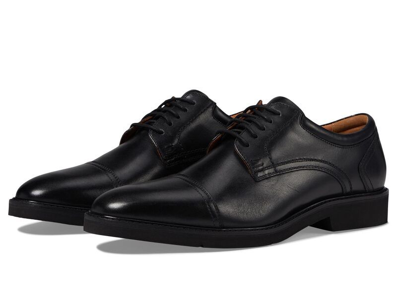 ロックポート メンズ シューズ オックスフォード Rockport Findlay Black Leather ブラック