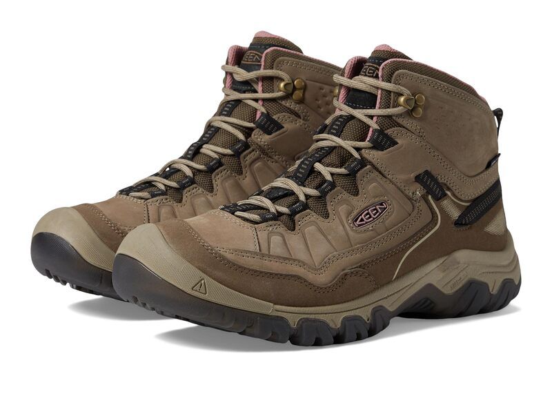 キーン レディース シューズ ブーツ・レインブーツ KEEN Targhee 4 Mid Height Durable Comfortable Waterproof BrindleNostalg