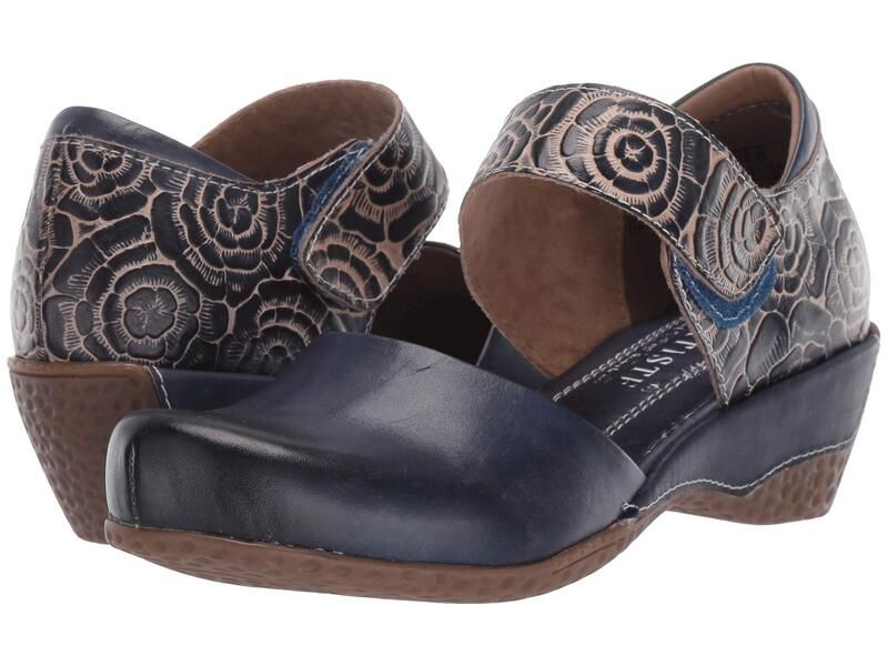 スプリングステップ レディース シューズ ヒール LArtiste by Spring Step GlossPansy Navy ネイビー