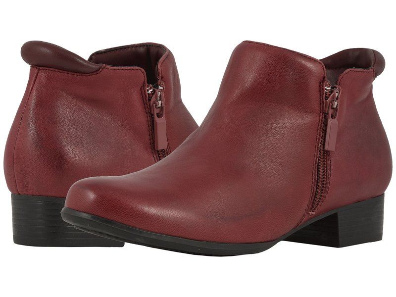 トロッターズ レディース シューズ ブーツ・レインブーツ Trotters Major Dark Red レッド