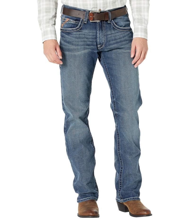 アリアト メンズ ボトムス デニムパンツ ブーツカット ブーツ ジーンズ Ariat M5 Slim Bootcut Jeans in Lennox Lennox