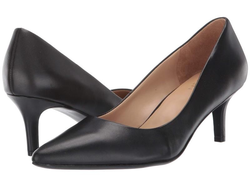 ナチュライザー レディース シューズ ヒール Naturalizer Everly Black Leather ブラック