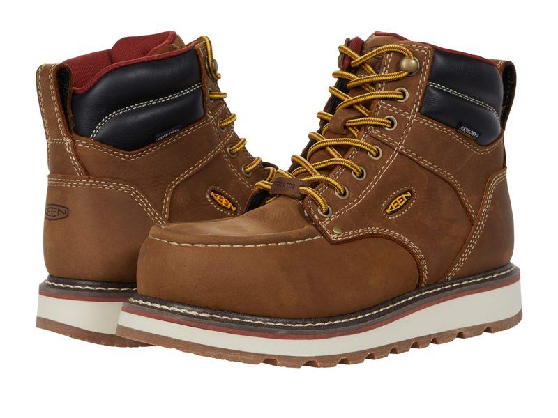 キーン レディース シューズ ブーツ・レインブーツ KEEN Utility Cincinnati 6 WP BelgianSandshe