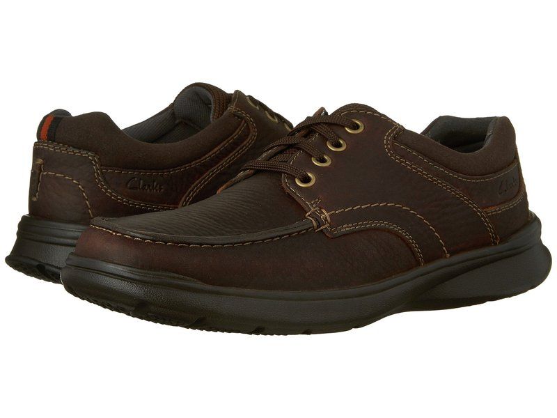 クラークス メンズ シューズ スニーカー Clarks Cotrell Edge Brown Oily Leat ブラウン