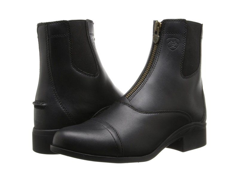 アリアト レディース シューズ ブーツ・レインブーツ Ariat Scout Zip Paddock Black ブラック