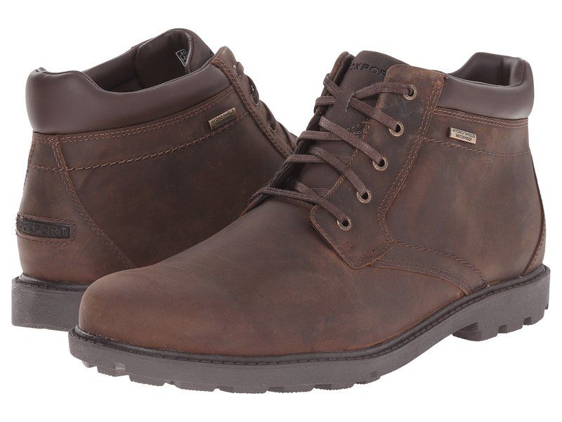 ロックポート メンズ シューズ ブーツ・レインブーツ Rockport Storm Surge Water Proof Plain Toe Boot Tan タン