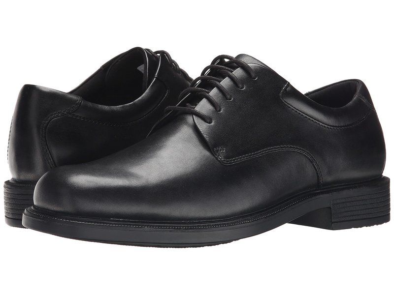 ロックポート メンズ シューズ オックスフォード Rockport Big Bucks Margin Black Leather ブラック