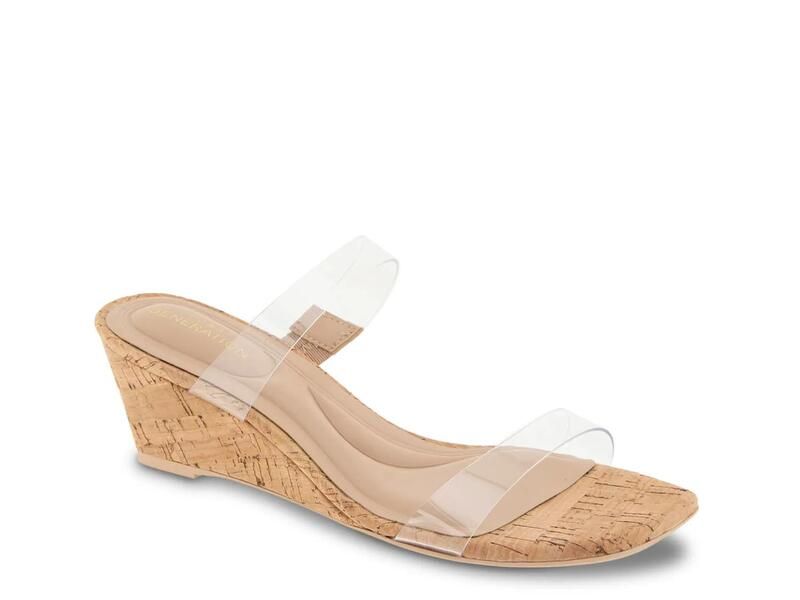 BCB ジェネレーション レディース シューズ サンダル BCBGenerationStammie Wedge Sandal Beige Clear ベージュ