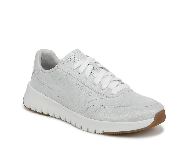 バイオニック レディース シューズ スニーカー プラットフォーム VionicUptown Platform Sneaker Silver Leather シルバー
