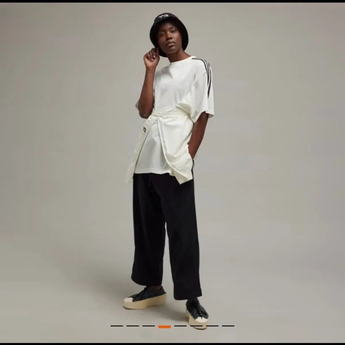 Y-3 ストラップ クロージャー 半袖 Tシャツ