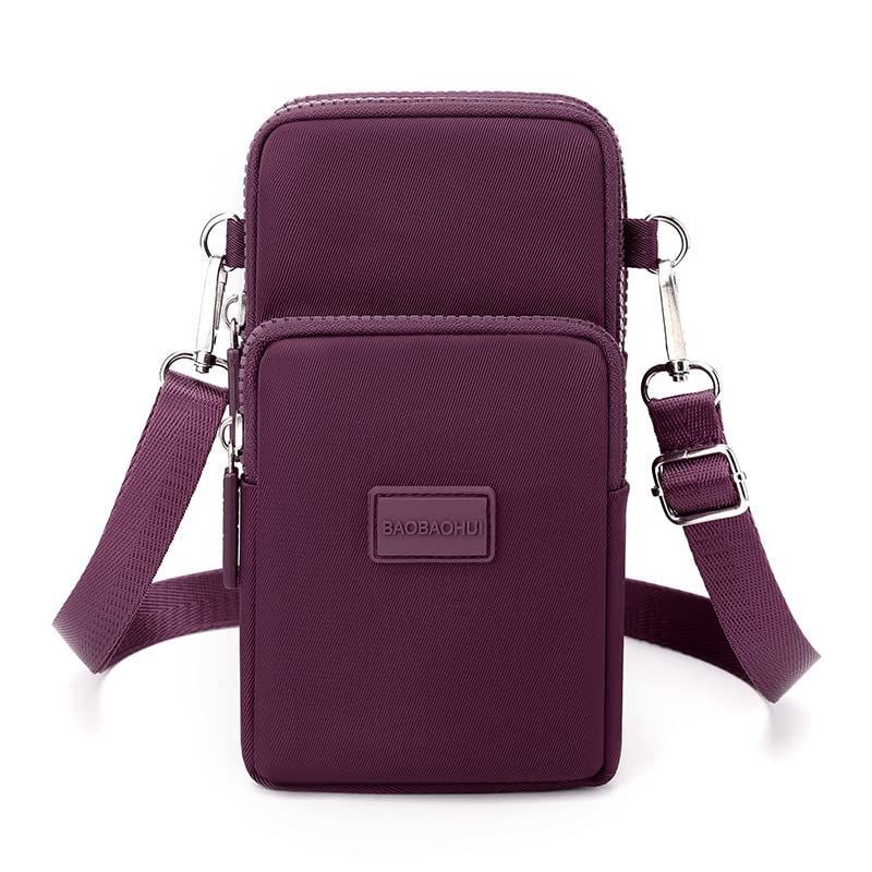 [Inventory Disposal] Crossbody Bag, Nylon Bag, Cell Phone Case, IC Card Minimalist Shoulder Bag, Wallet, Pochette, Smartphone Case, Women's Shoulder Bag, Smartphone Pouch, Lightweight Arm Bag, Smartphone Pochette, Mini Pass Case, Vertical, Simple, Thin