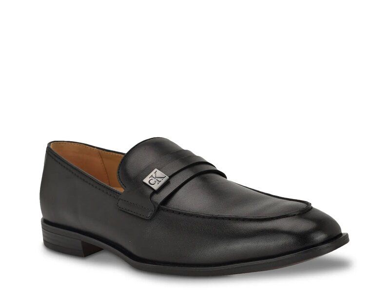 カルバンクライン メンズ シューズ スリッポン・ローファー Calvin Klein Obexx Loafer Black ブラック