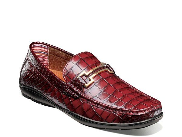 ステイシーアダムス メンズ シューズ スリッポン・ローファー Stacy Adams Embrey Loafer Red レッド