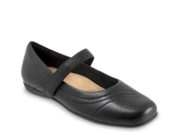 トロッターズ レディース シューズ パンプス Trotters Sherese Mary Jane Flat Black ブラック