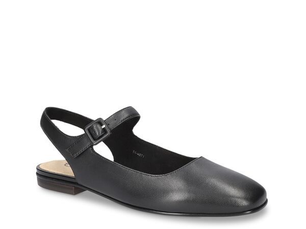ベラヴィータ レディース シューズ パンプス Bella Vita Andie Mary Jane Flat Black Leather ブラック