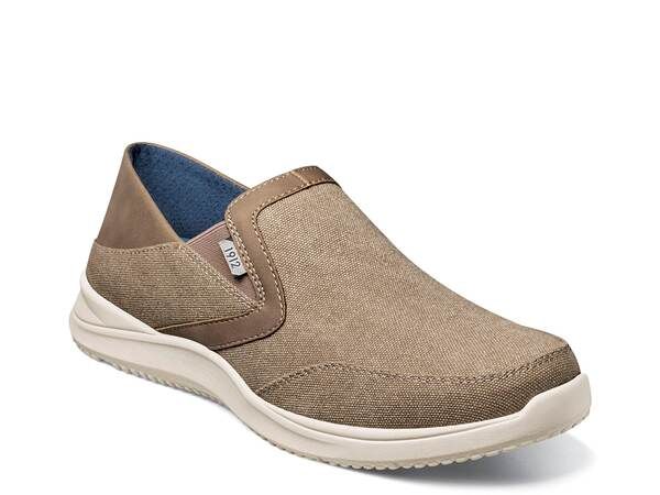 ノンブッシュ メンズ シューズ スリッポン・ローファー Nunn Bush Conway Ez SlipOn Stone ストーン