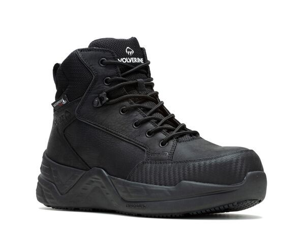 ウルヴァリン メンズ シューズ ブーツ・レインブーツ Wolverine Proshift Mid LX EB Work Boot Mens Black ブラック