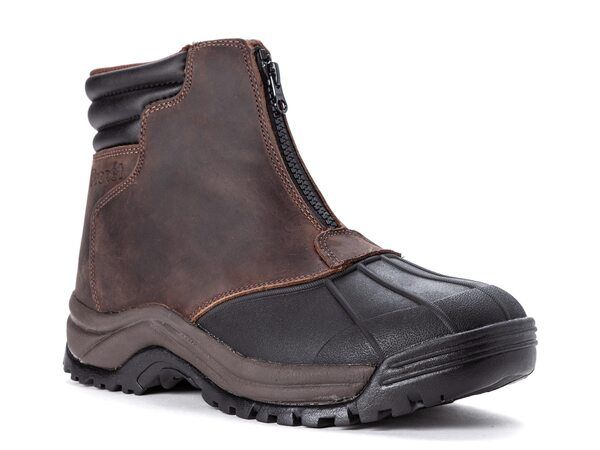プロペット メンズ シューズ ブーツ・レインブーツ Propet Blizzard Mid Snow Boot Dark Brown ブラウン