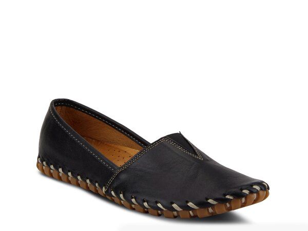 スプリングステップ レディース シューズ スリッポン・ローファー Spring Step Kathaleta SlipOn Black ブラック