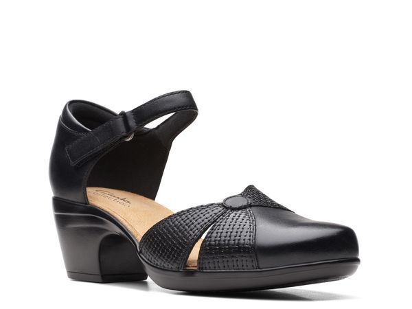 クラークス レディース シューズ サンダル Clarks Emily Rae Sandal Black ブラック