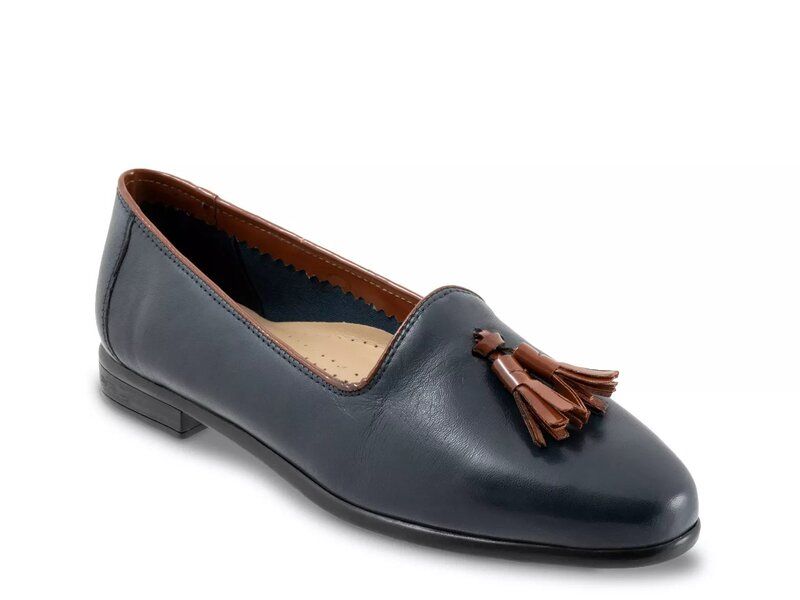 トロッターズ レディース シューズ スリッポン・ローファー Trotters Liz Loafer Navy ネイビー