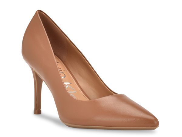 カルバンクライン レディース シューズ パンプス Calvin Klein Gayle Pump Dark Brown ブラウン
