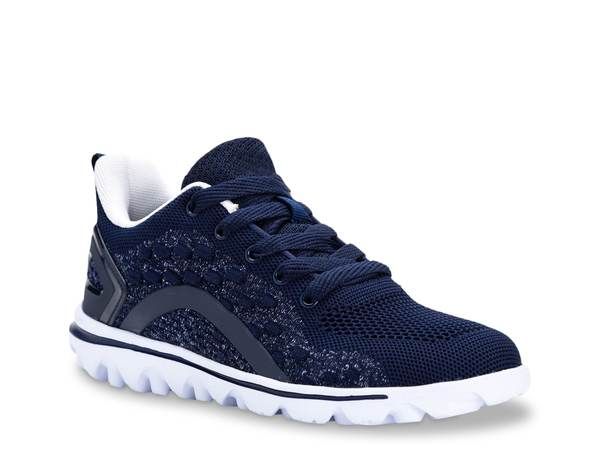 プロペット レディース シューズ スニーカー Propet Travelactive Axial Walking Shoe Womens Navy ネイビー
