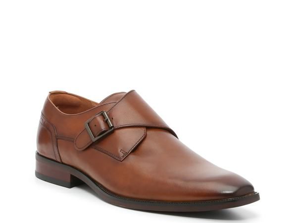 フローシャイム メンズ シューズ スリッポン・ローファー モンクストラップ モンク Florsheim Sorrento Monk Strap SlipOn Cognac