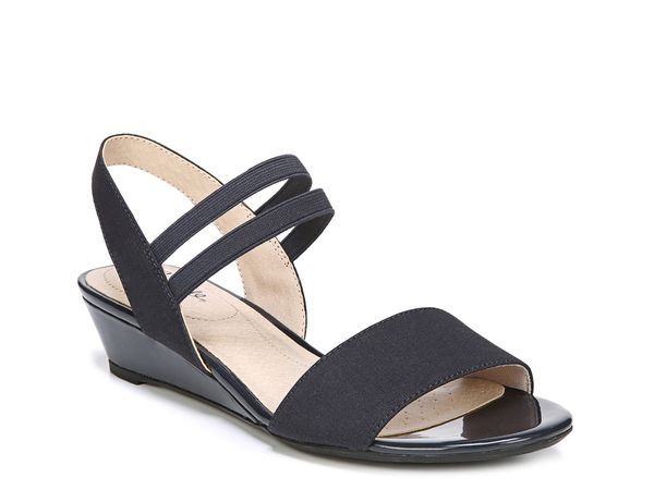 ライフストライド レディース シューズ サンダル LifeStride Yolo Wedge Sandal Navy ネイビー