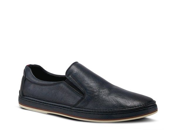 スプリングステップ メンズ シューズ スリッポン・ローファー Spring Step Lugano SlipOn Navy ネイビー