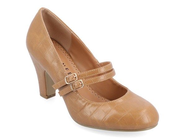 ジュルネ コレクション レディース シューズ パンプス Journee Collection Windy Pump Light Brown ブラウン