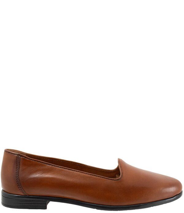 トロッターズ レディース シューズ パンプス レザー ローファー Trotters Liz Lux Leather Slip on Loafers Brown ブラウン