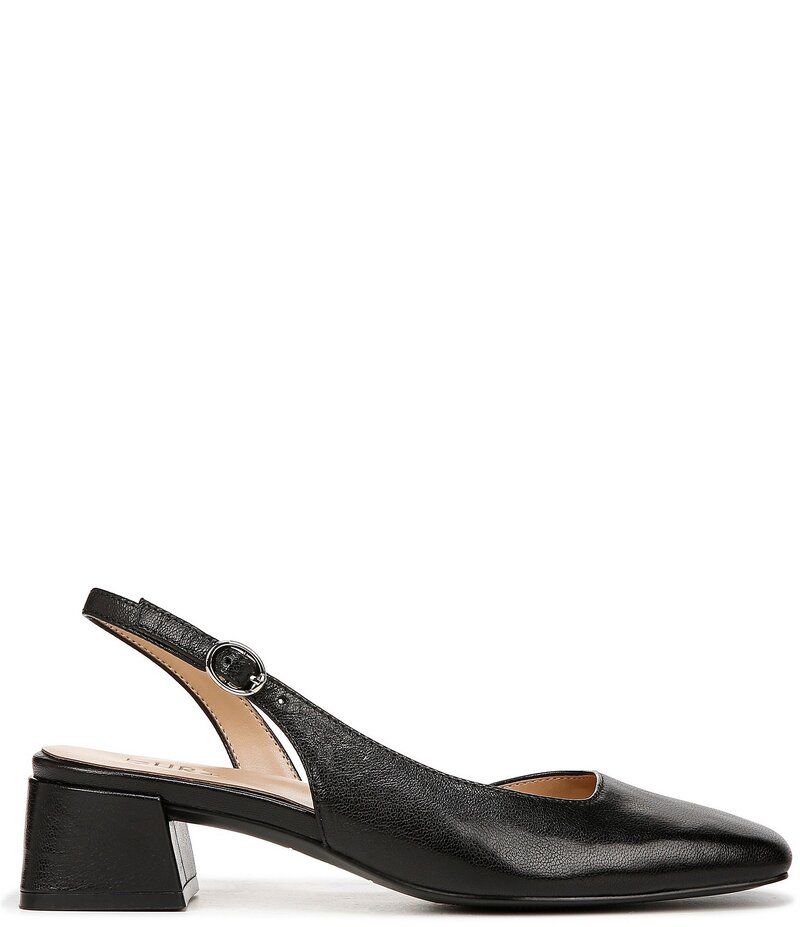 ナチュライザー レディース シューズ パンプス レザー Naturalizer Jayla Leather Dorsay Slingback Dress Pumps Black ブラック