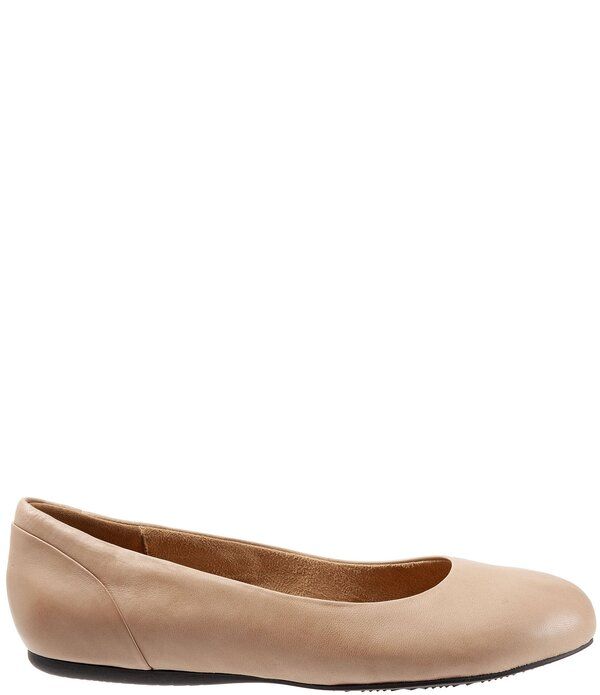 ソフトウォーク レディース シューズ パンプス レザー SoftWalk Sonoma Leather Ballet Flats Mocha モカ