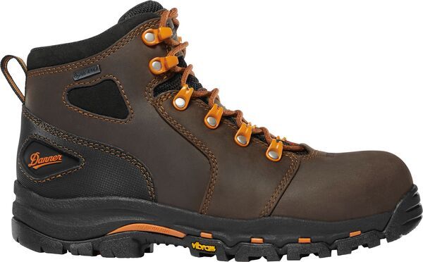 ダナー レディース シューズ ブーツ・レインブーツ Danner Womens Vicious 45 Waterproof Work Boots BrownOrange オレンジ