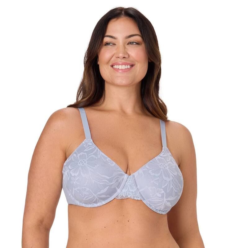 バリ レディース アンダーウェア ブラジャー Tシャツ Bali Underwire TShirt Bras DF3533 Silver Satin シルバー