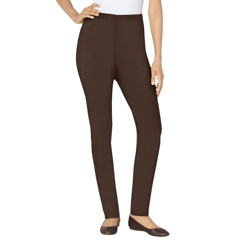 ウーマン ウィズイン レディース ボトムス カジュアルパンツ プラスサイズ トール デニム Woman Within Womens Plusize Tall Fineline Denim Jegging Chocolate チョコレート